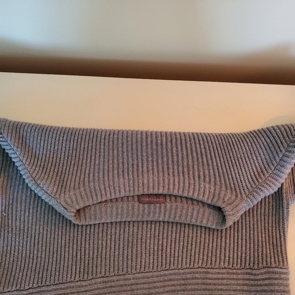 cotton Vince Camuto grey asymmetrical sweater - Picture 6 of 14